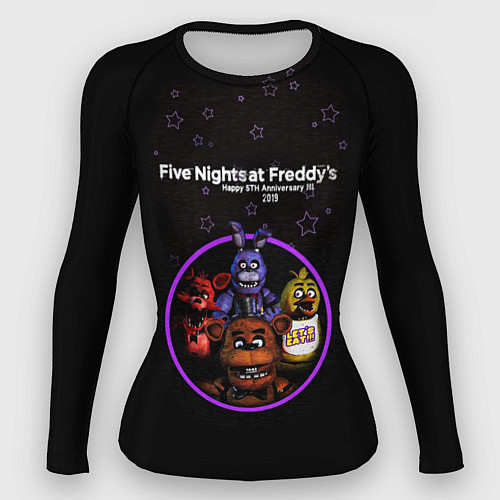 Женский рашгард Five Nights at Freddys - персонажи из игры / 3D-принт – фото 1