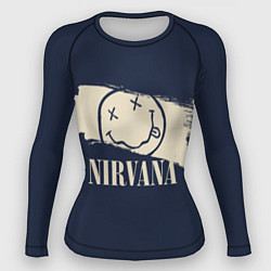 Рашгард женский NIRVANA Рок Группа, цвет: 3D-принт