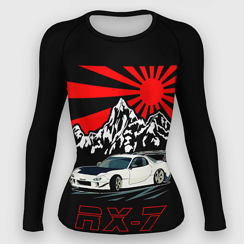Женский рашгард Мазда RX - 7 / 3D-принт – фото 1