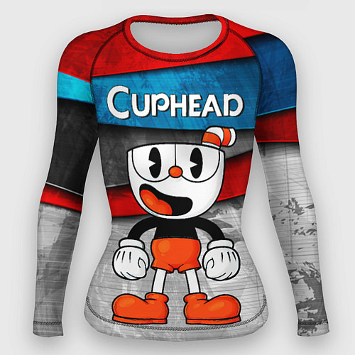 Женский рашгард Cuphead Красная чашечка / 3D-принт – фото 1