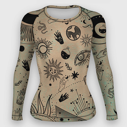 Женский рашгард Эзотерика / 3D-принт – фото 1