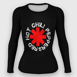 Рашгард женский Red Hot Chili Peppers Rough Logo, цвет: 3D-принт