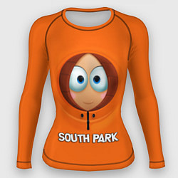 Рашгард женский Южный парк - Кенни МакКормик, цвет: 3D-принт