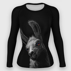 Женский рашгард Портрет милой ламы