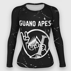 Рашгард женский Guano Apes КОТ Потертости, цвет: 3D-принт