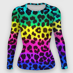 Женский рашгард Leopard Pattern Neon