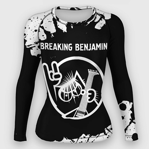 Женский рашгард Breaking Benjamin КОТ Брызги / 3D-принт – фото 1