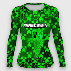 Рашгард женский Minecraft КРИПЕРЫ, цвет: 3D-принт