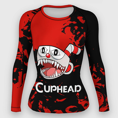 Женский рашгард Cuphead монстр чашечка / 3D-принт – фото 1