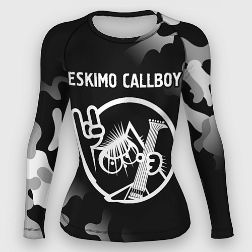 Женский рашгард Eskimo Callboy - КОТ - Камуфляж / 3D-принт – фото 1