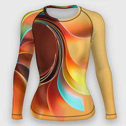 Рашгард женский Солнце из бумаги, цвет: 3D-принт
