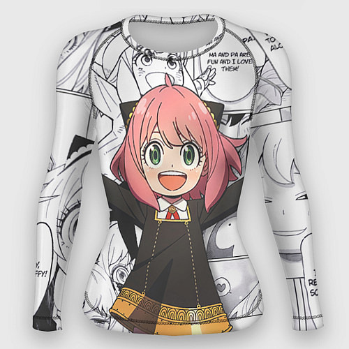 Женский рашгард Семья Шпиона Spy x Family / 3D-принт – фото 1