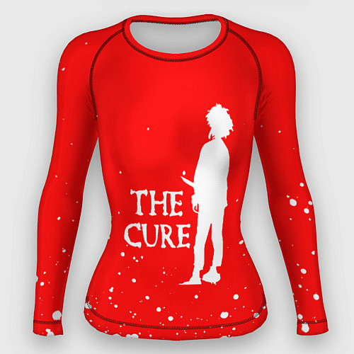 Женский рашгард The cure белые брызги / 3D-принт – фото 1