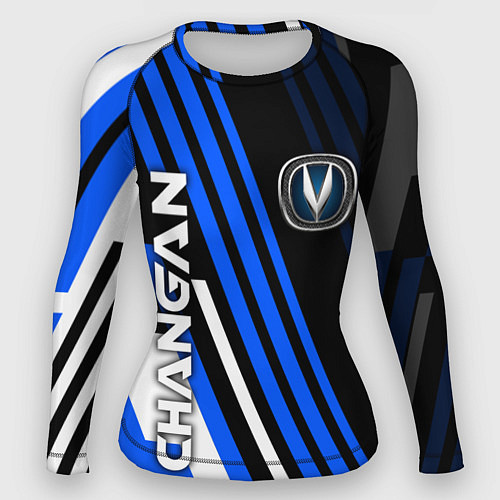 Женский рашгард CHANGAN - ЛИНИИ ЧАНГАН / 3D-принт – фото 1