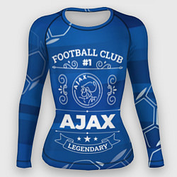 Рашгард женский Ajax Football Club Number 1, цвет: 3D-принт