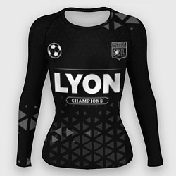 Рашгард женский Lyon Champions Uniform, цвет: 3D-принт