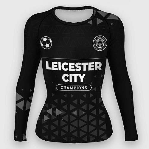 Женский рашгард Leicester City Champions Uniform / 3D-принт – фото 1