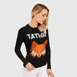 Рашгард женский Татьяна - ЛИСА - Гранж, цвет: 3D-принт — фото 2