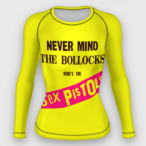 Женский рашгард Never Mind the Bollocks, Heres the Sex Pistols / 3D-принт – фото 1