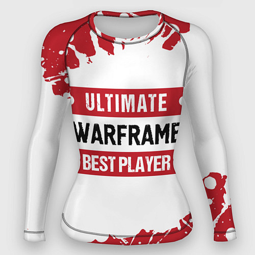 Женский рашгард Warframe: таблички Best Player и Ultimate / 3D-принт – фото 1