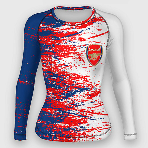 Женский рашгард Arsenal fc арсенал фк texture / 3D-принт – фото 1