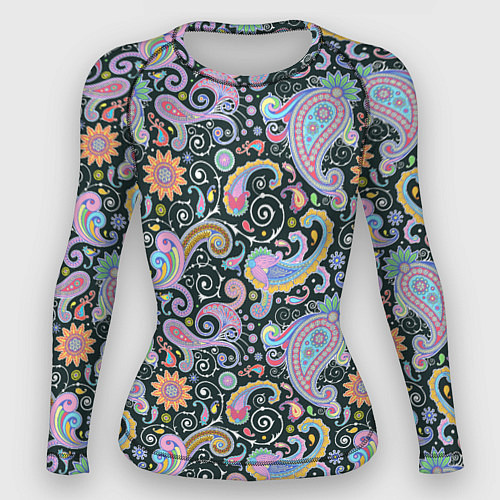 Женский рашгард Узоры Роспись Орнамент / 3D-принт – фото 1