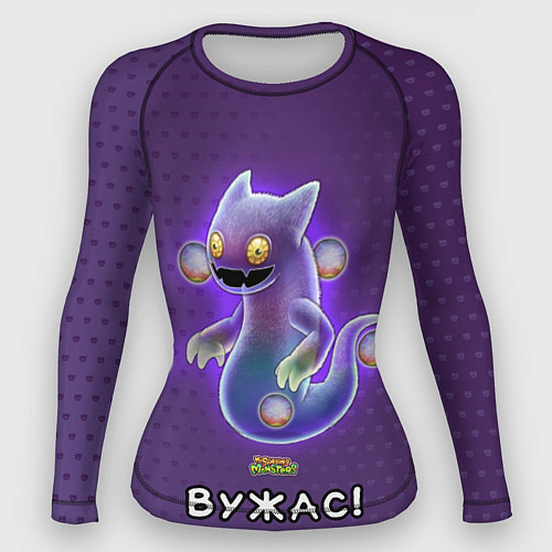 Женский рашгард My singing monsters Вужас / 3D-принт – фото 1
