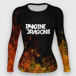Женский рашгард Imagine Dragons - пламя