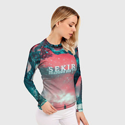 Рашгард женский Секиро в лесу, цвет: 3D-принт — фото 2