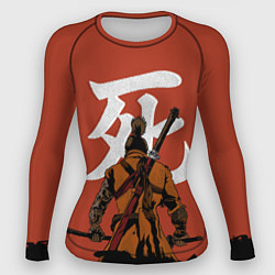 Рашгард женский Спина Секиро, цвет: 3D-принт