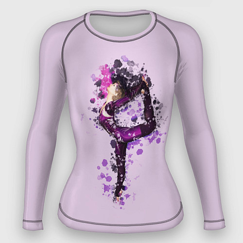 Женский рашгард Стройная гимнастка / 3D-принт – фото 1