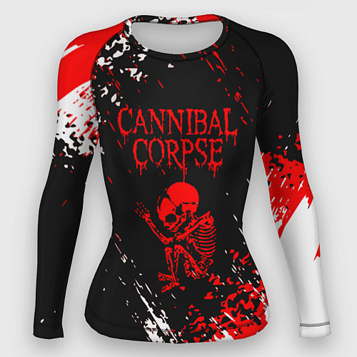 Женский рашгард Cannibal Corpse -краска / 3D-принт – фото 1