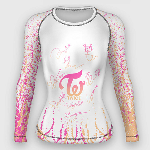 Женский рашгард Twice градиент / 3D-принт – фото 1