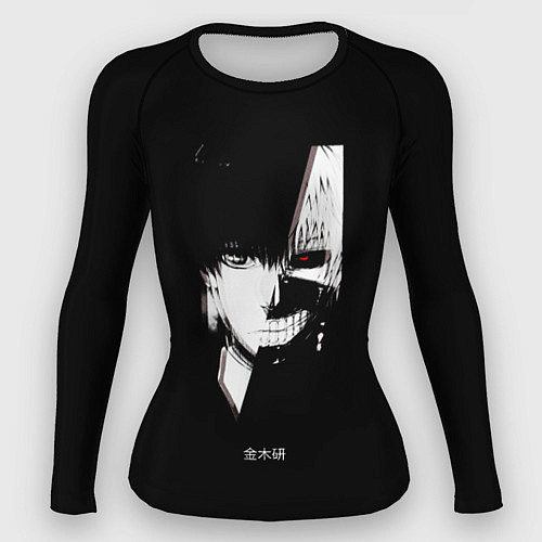 Женский рашгард Tokyo Ghoul Kaneki Ken glitch / 3D-принт – фото 1