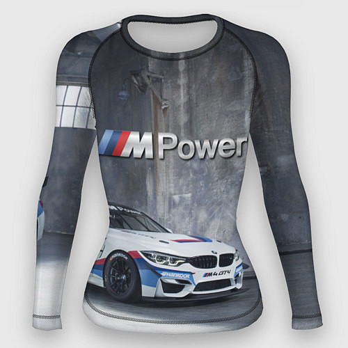 Женский рашгард BMW M4 GT4 - racing team - motorsport / 3D-принт – фото 1