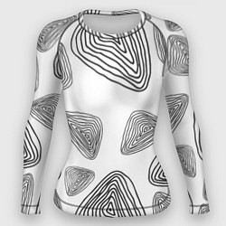 Женский рашгард Чёрные отпечатки древности