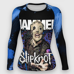 Женский рашгард Slipknot hammer blue