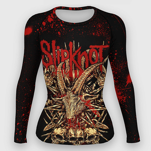 Женский рашгард Slipknot red black / 3D-принт – фото 1