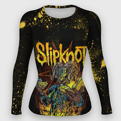Рашгард женский Slipknot Yellow Monster, цвет: 3D-принт