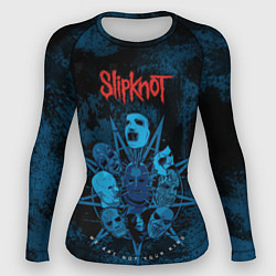 Женский рашгард Slipknot blue