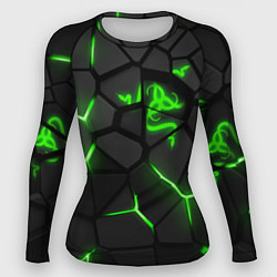 Рашгард женский Razer green neon, цвет: 3D-принт