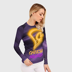 Рашгард женский Cheese Nachos, цвет: 3D-принт — фото 2