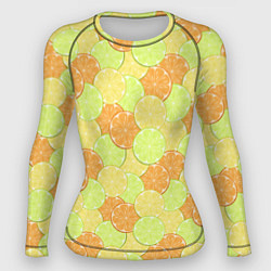 Женский рашгард Апельсин, лайм и лимон