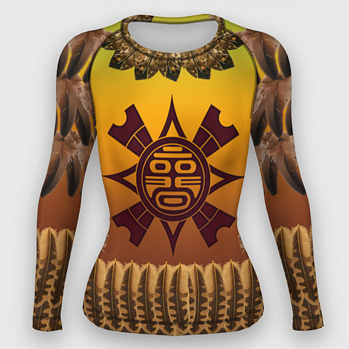 Женский рашгард Индейский стиль / 3D-принт – фото 1
