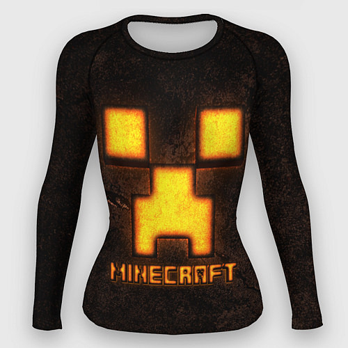 Женский рашгард Minecraft lava / 3D-принт – фото 1