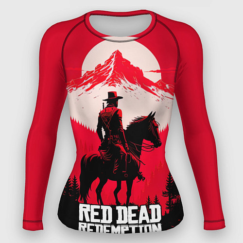 Женский рашгард Red Dead Redemption, mountain / 3D-принт – фото 1