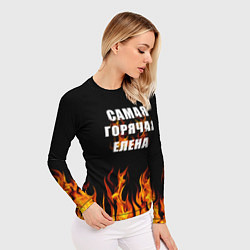 Рашгард женский Самая горячая Елена, цвет: 3D-принт — фото 2