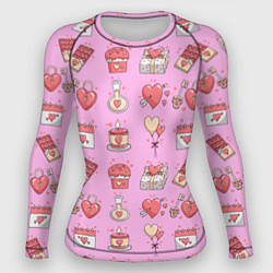 Женский рашгард Valentines Day for lovers