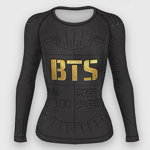 Женский рашгард BTS Bulletproof / 3D-принт – фото 1