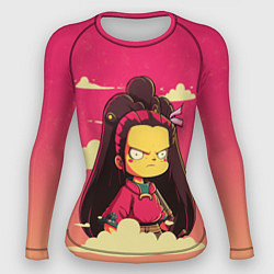 Рашгард женский Kamado Nezuko simpson, цвет: 3D-принт